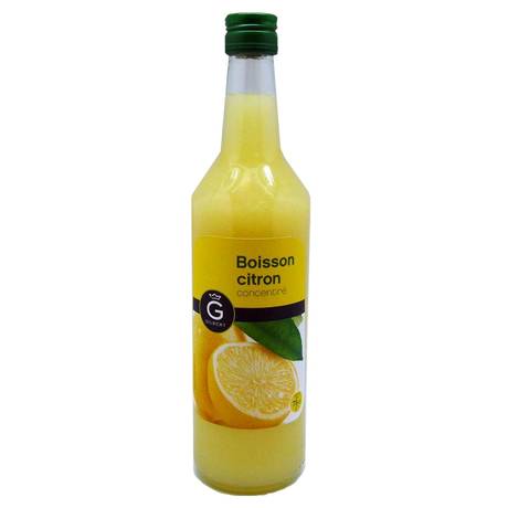 boisson citron concentrée